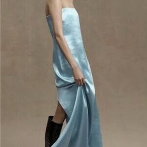 Sachin + Babi Light Blue Strapless Dress